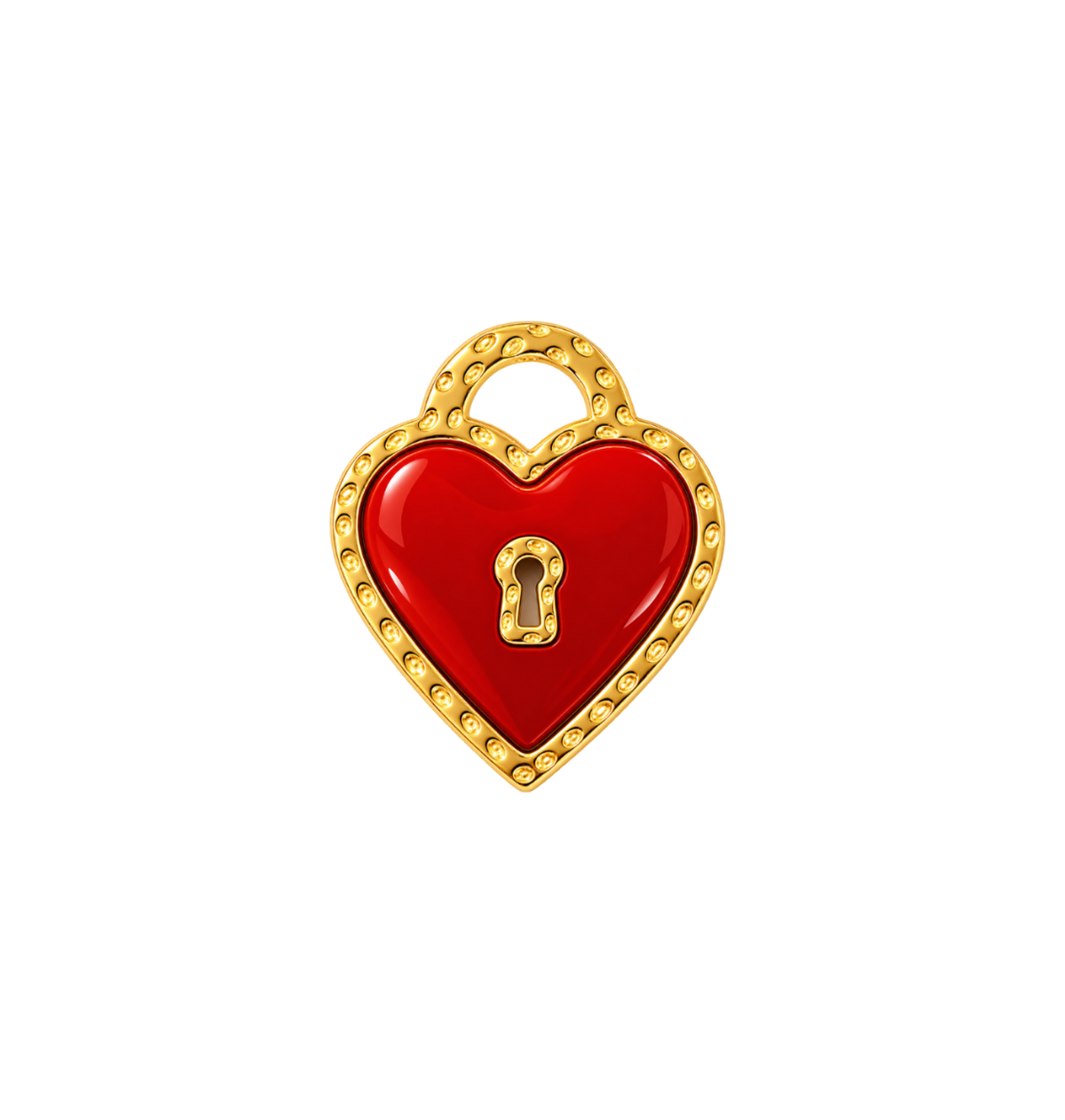 Coeur cadena rouge