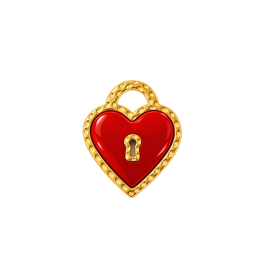 Coeur cadena rouge