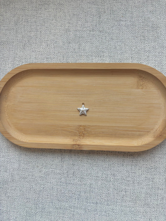 Breloque étoile blanche