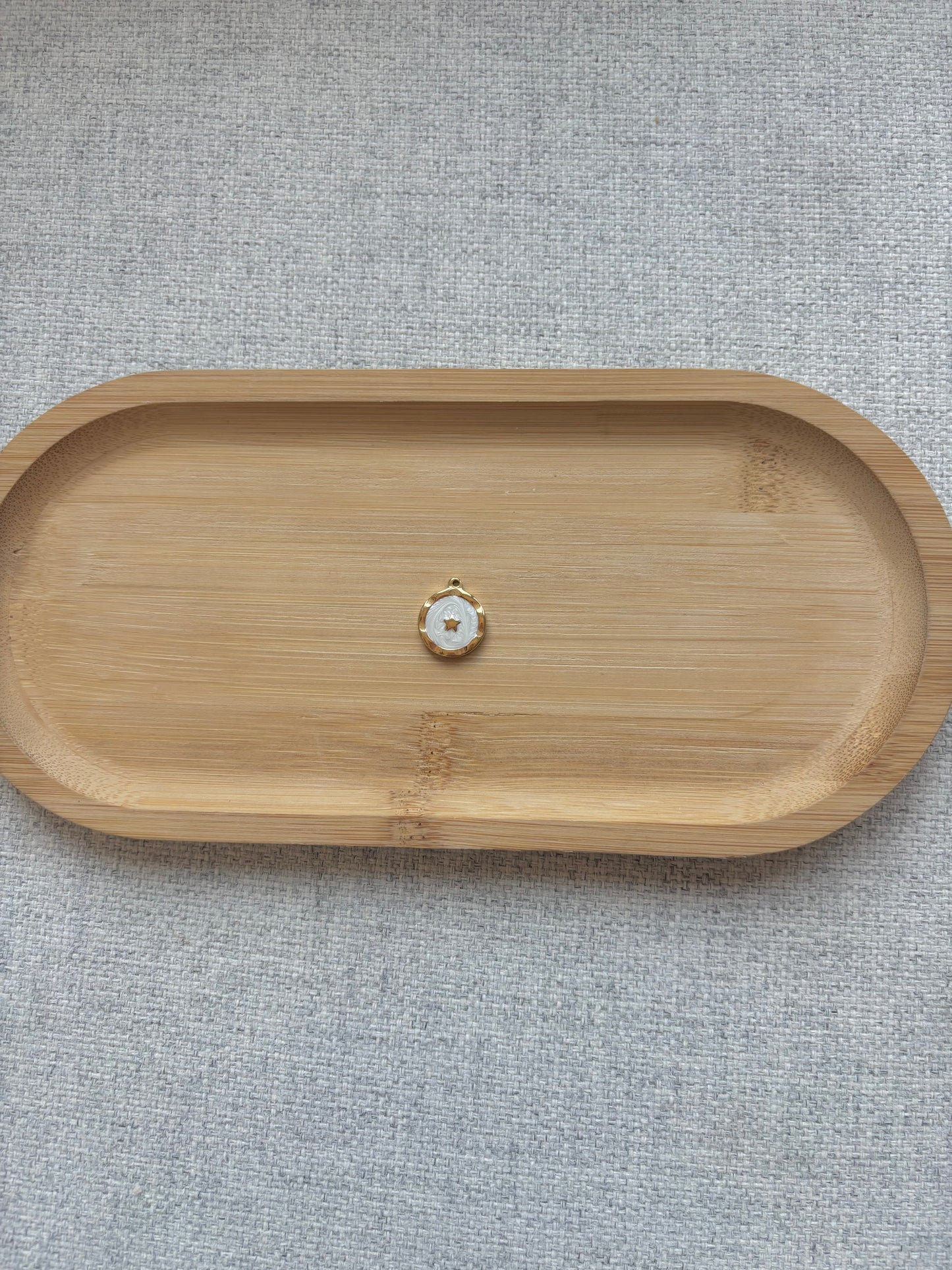 Breloque étoile blanche