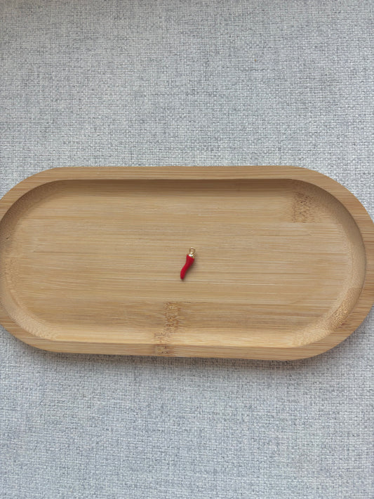 Breloque piment rouge