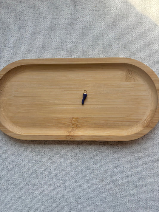 Breloque piment bleu électrique