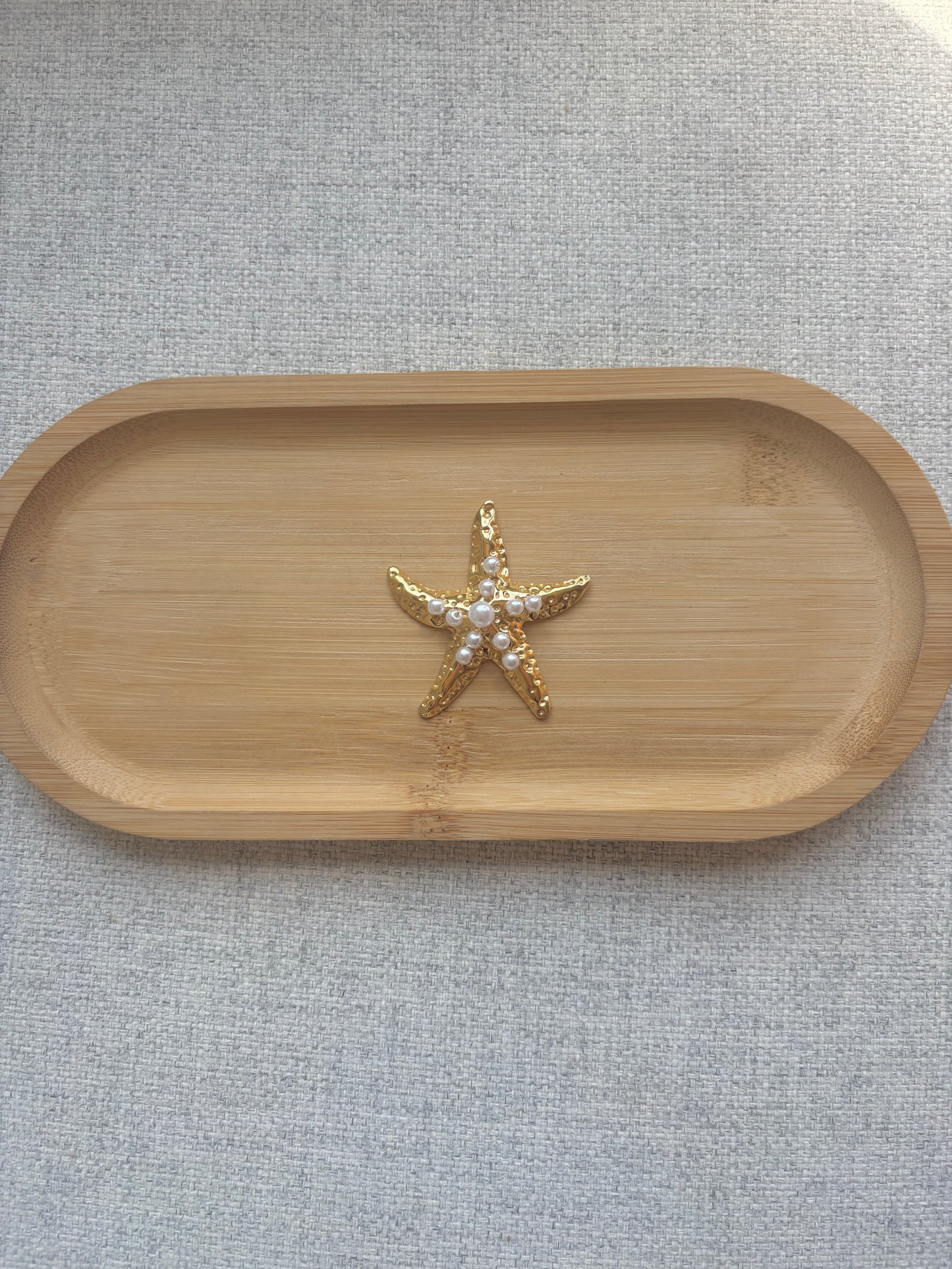 Breloque étoile de mer blanche