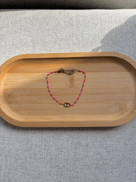 Bracelet perla rose