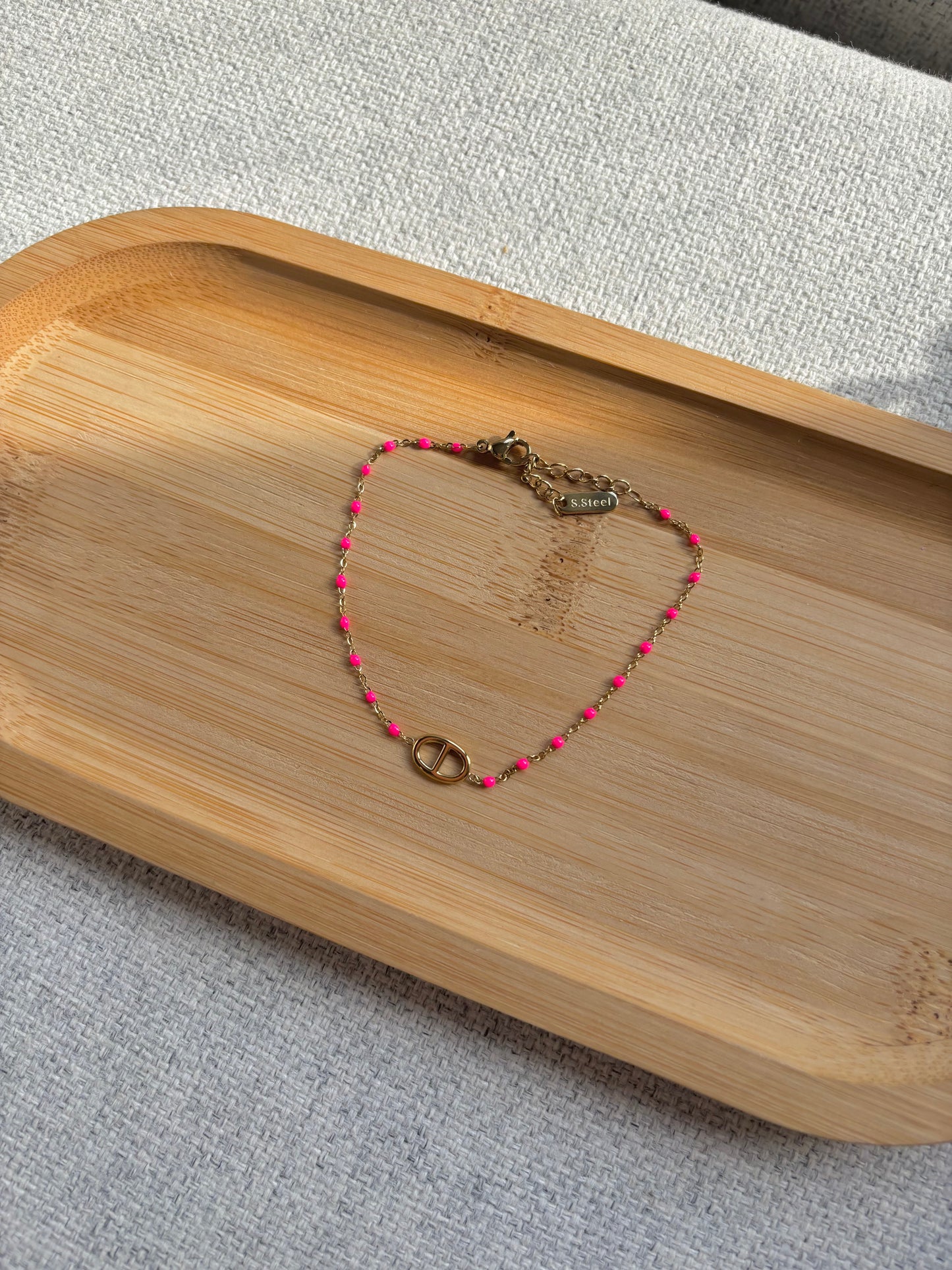 Bracelet perla rose