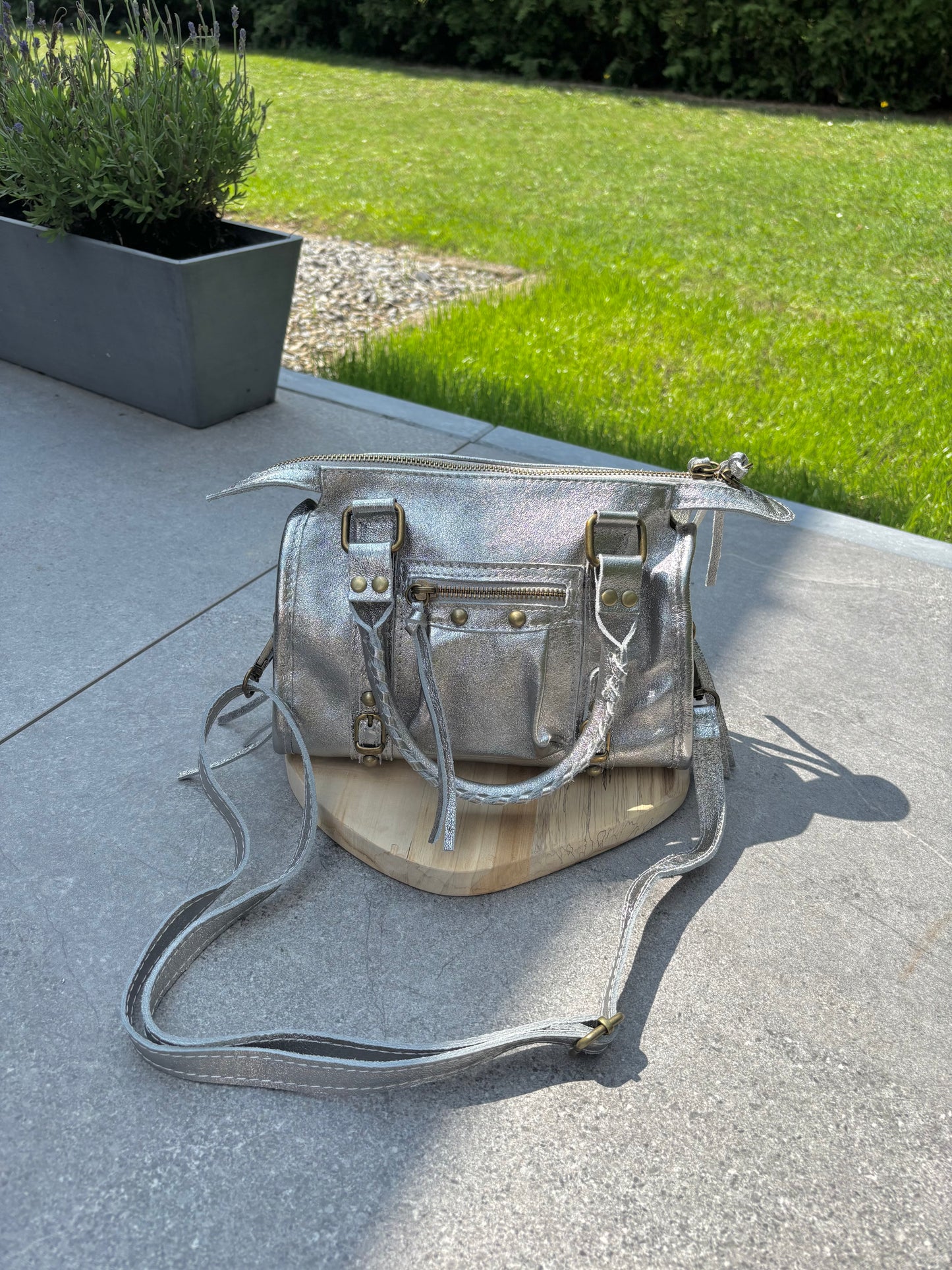 Sac Romane argenté