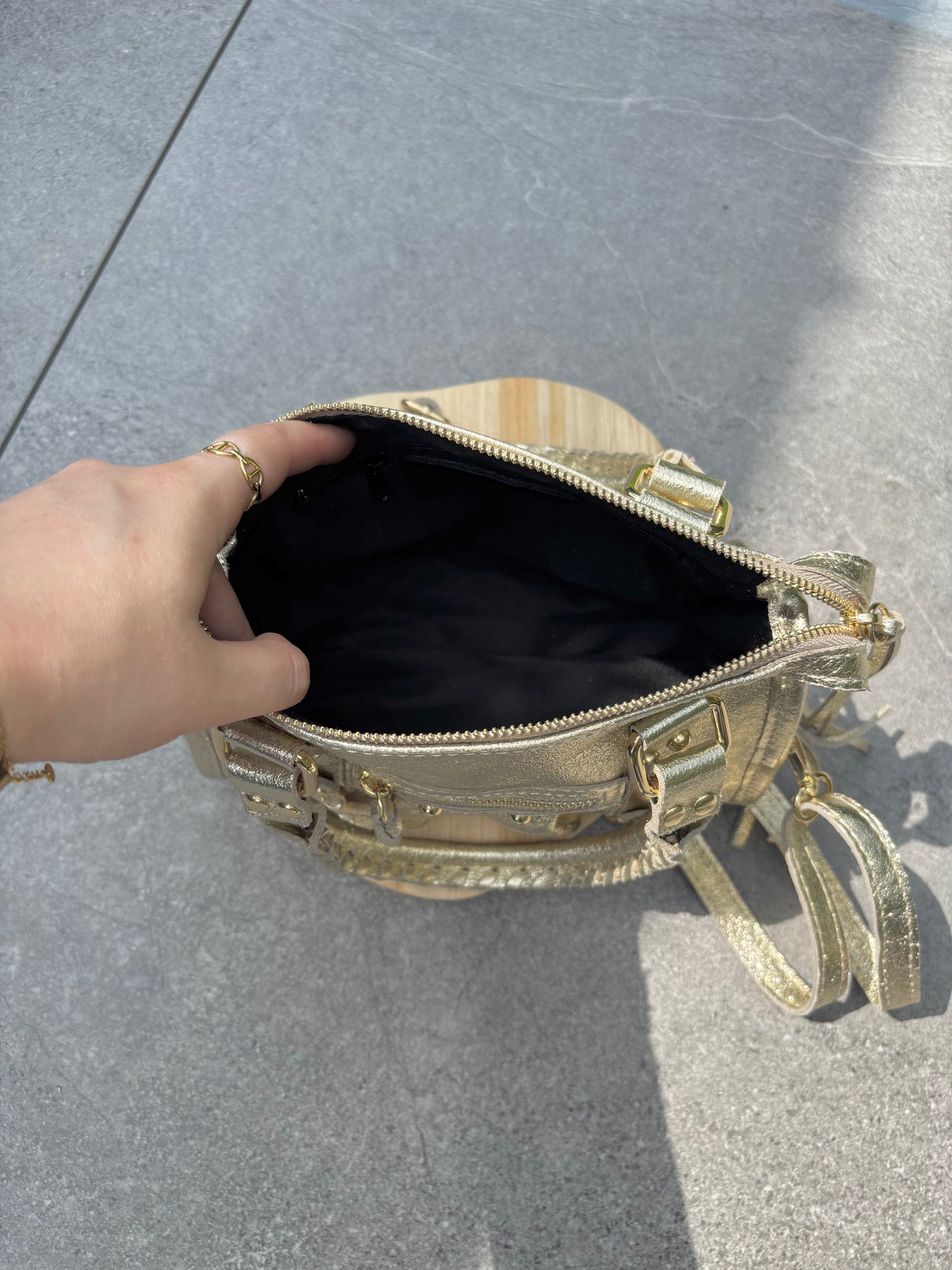 Sac Romane doré
