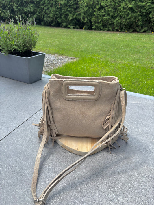 Sac Alya beige daim