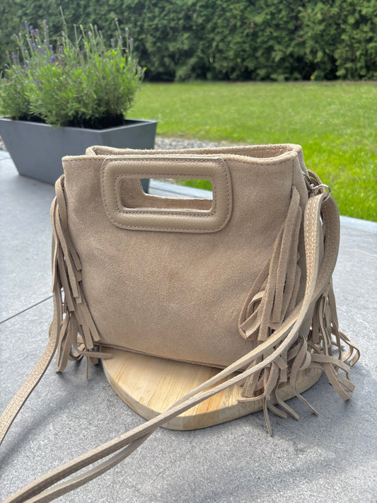 Sac Alya beige daim