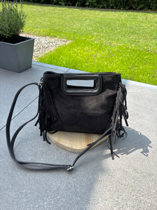 Sac Alya noir daim