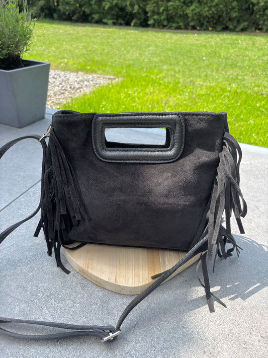 Sac Alya noir daim