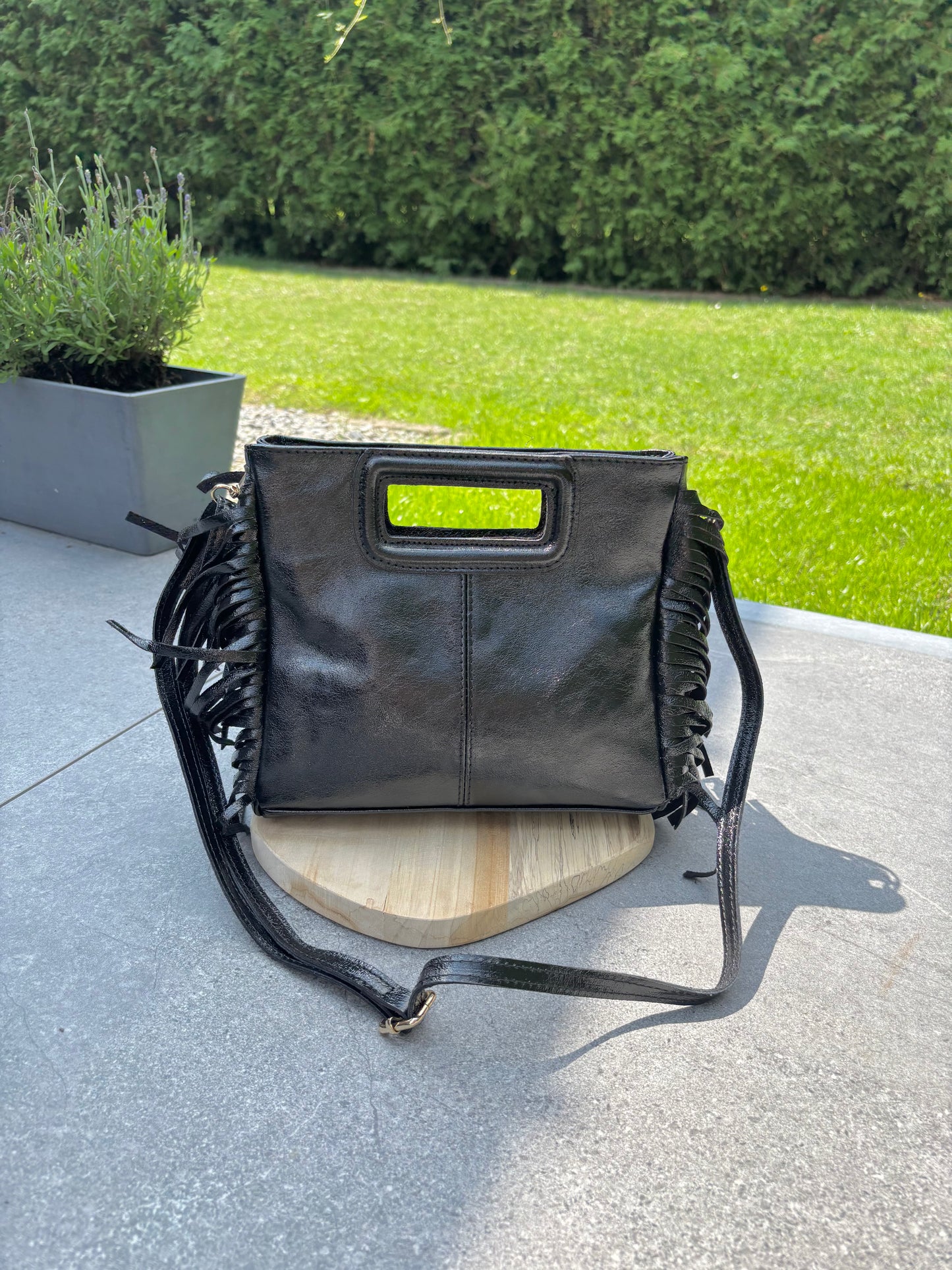 Sac Alya noir brillant