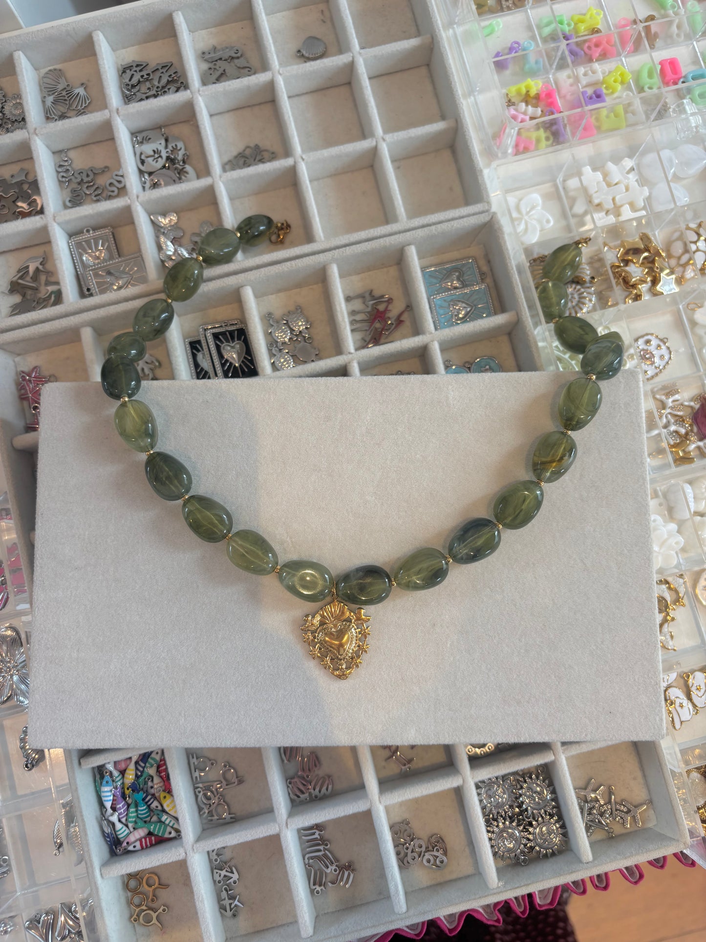 Collier perle kaki Giulia