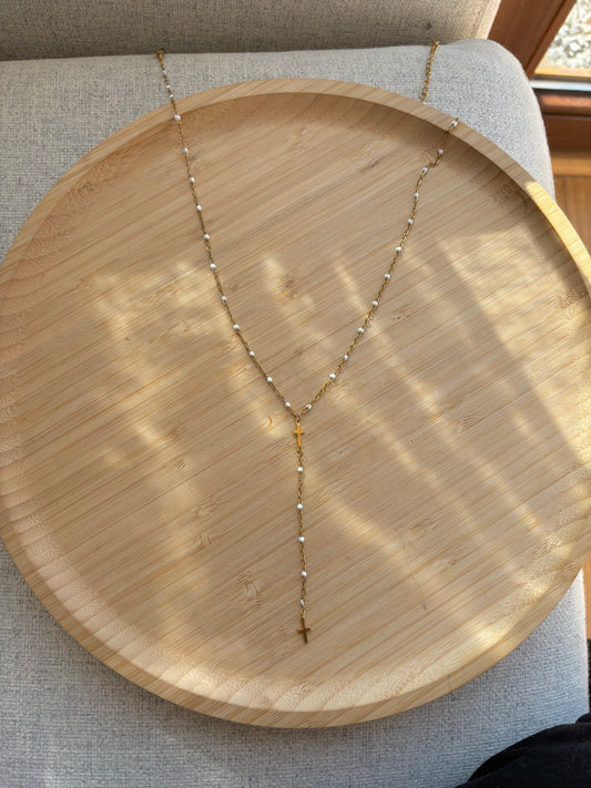 Collier en y croix