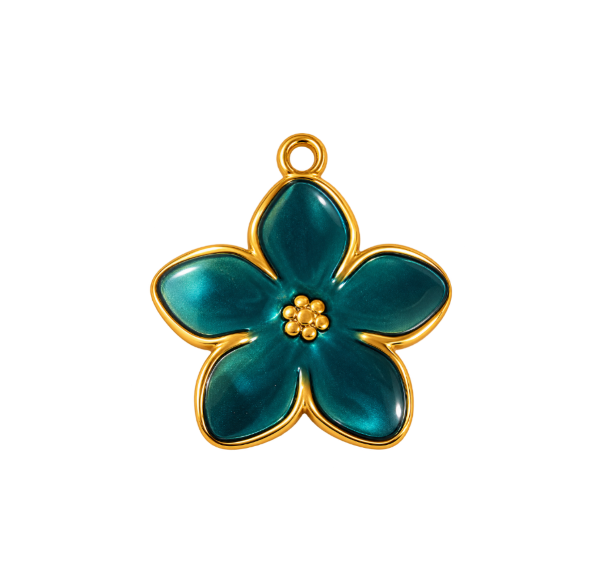 Fleur bleue canard