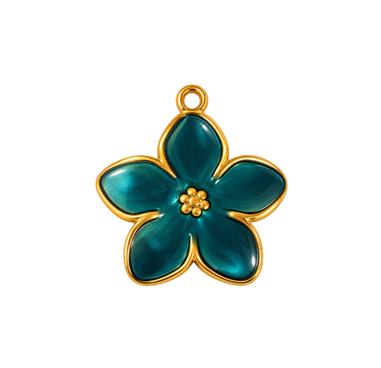Fleur bleue canard