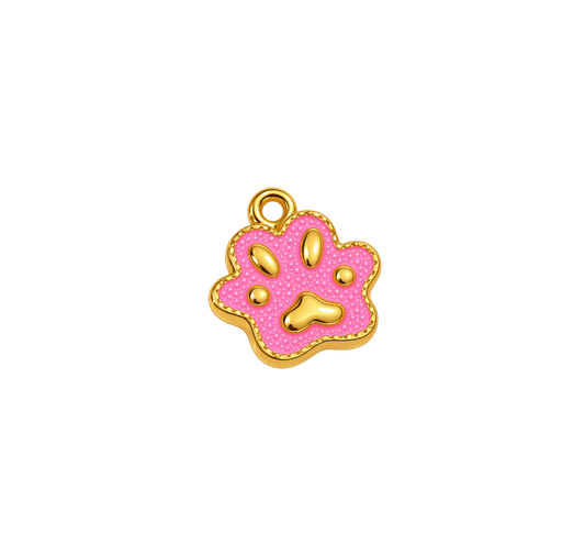 Patte de chien rose
