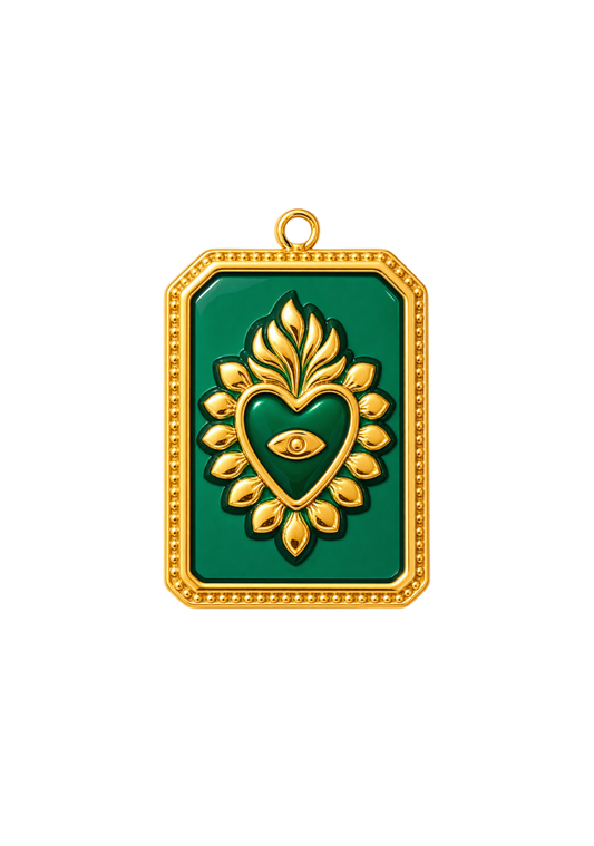 Plaque verte